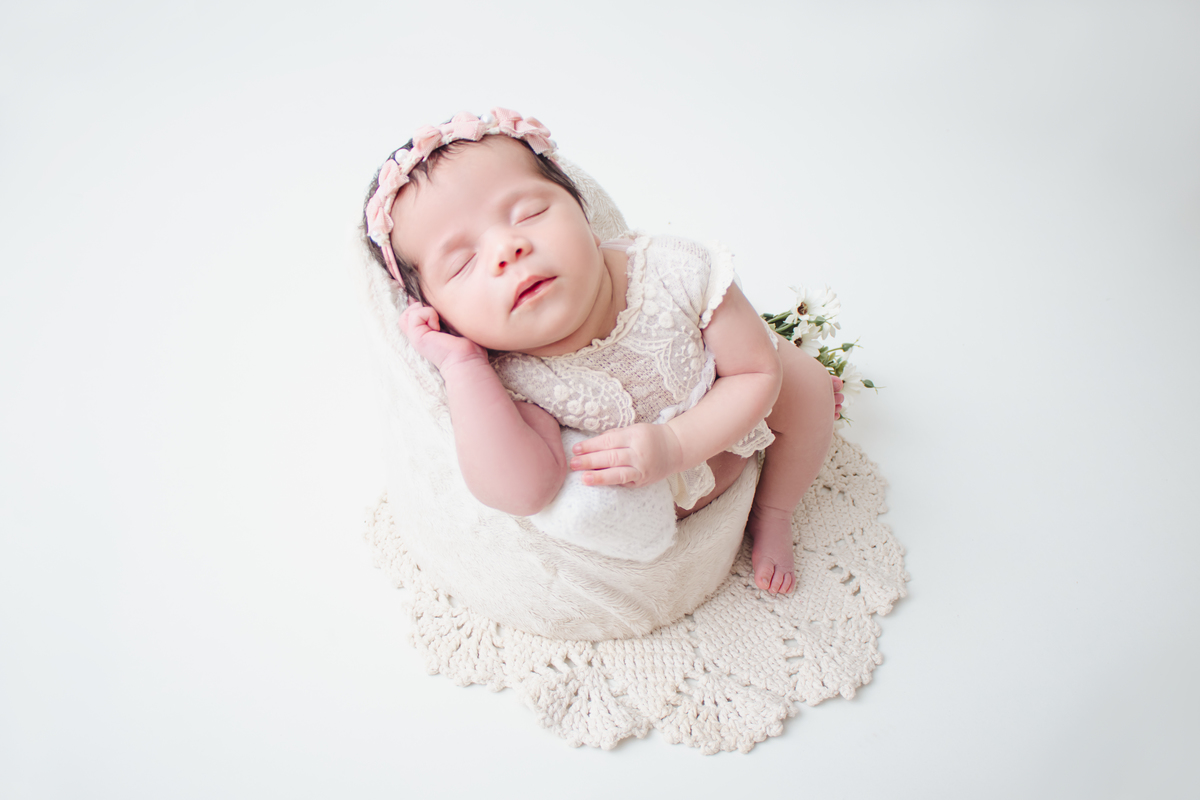 Ensaio Fotográfico Newborn realizado no Estudio em Alphaville