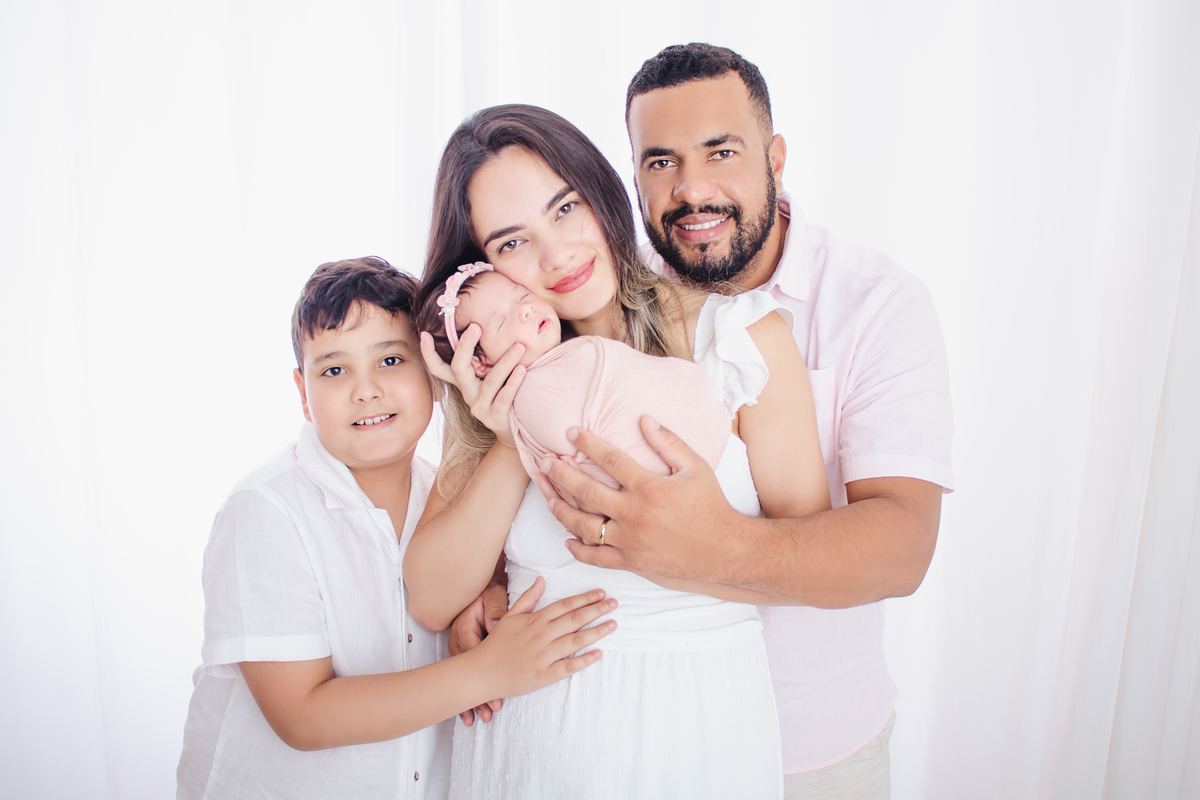 Ensaio Fotográfico Newborn realizado no Estudio em Alphaville