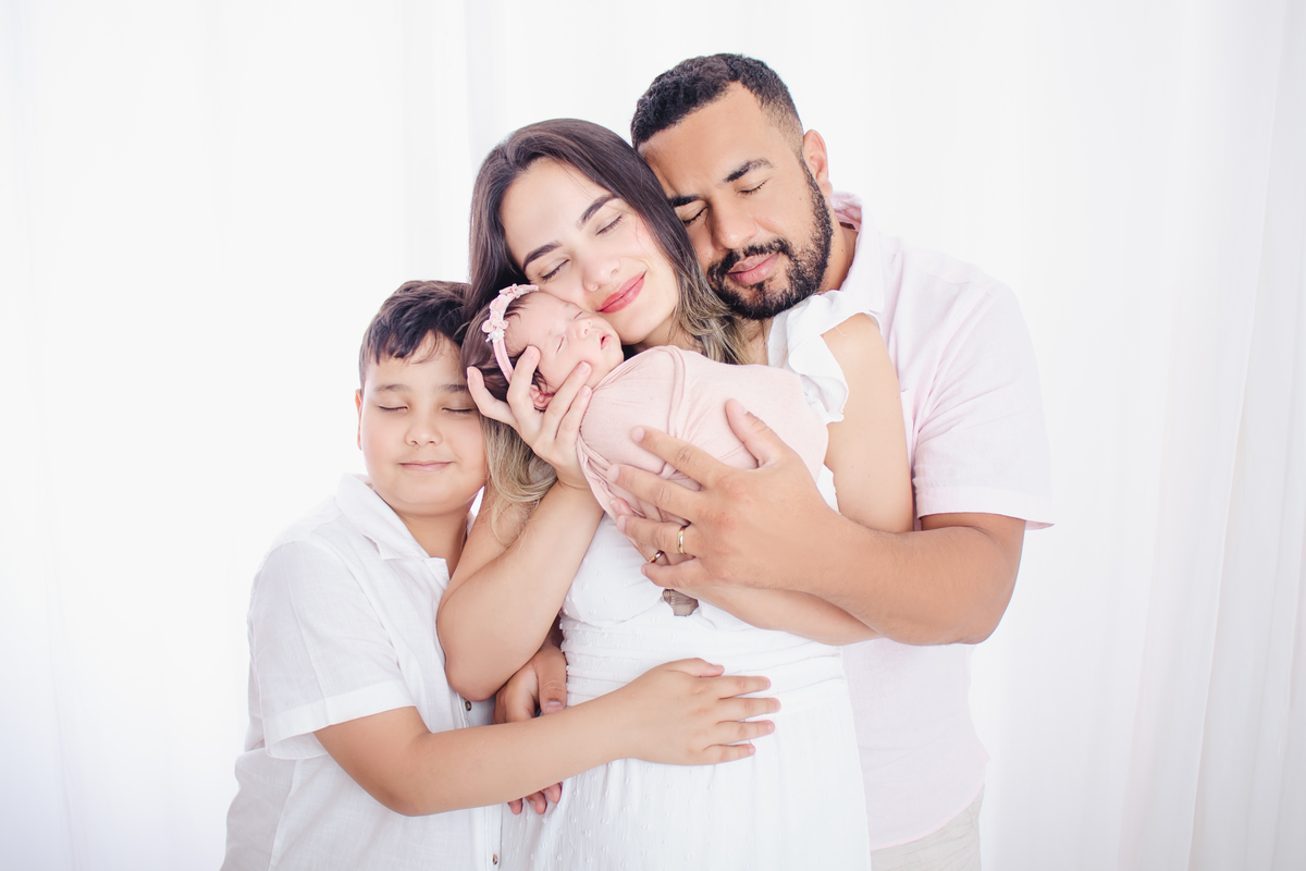 Ensaio Fotográfico Newborn realizado no Estudio em Alphaville