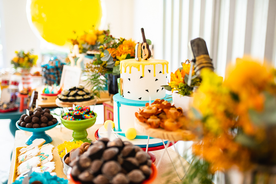 Foto da decoração tema música - melancia faz a festa