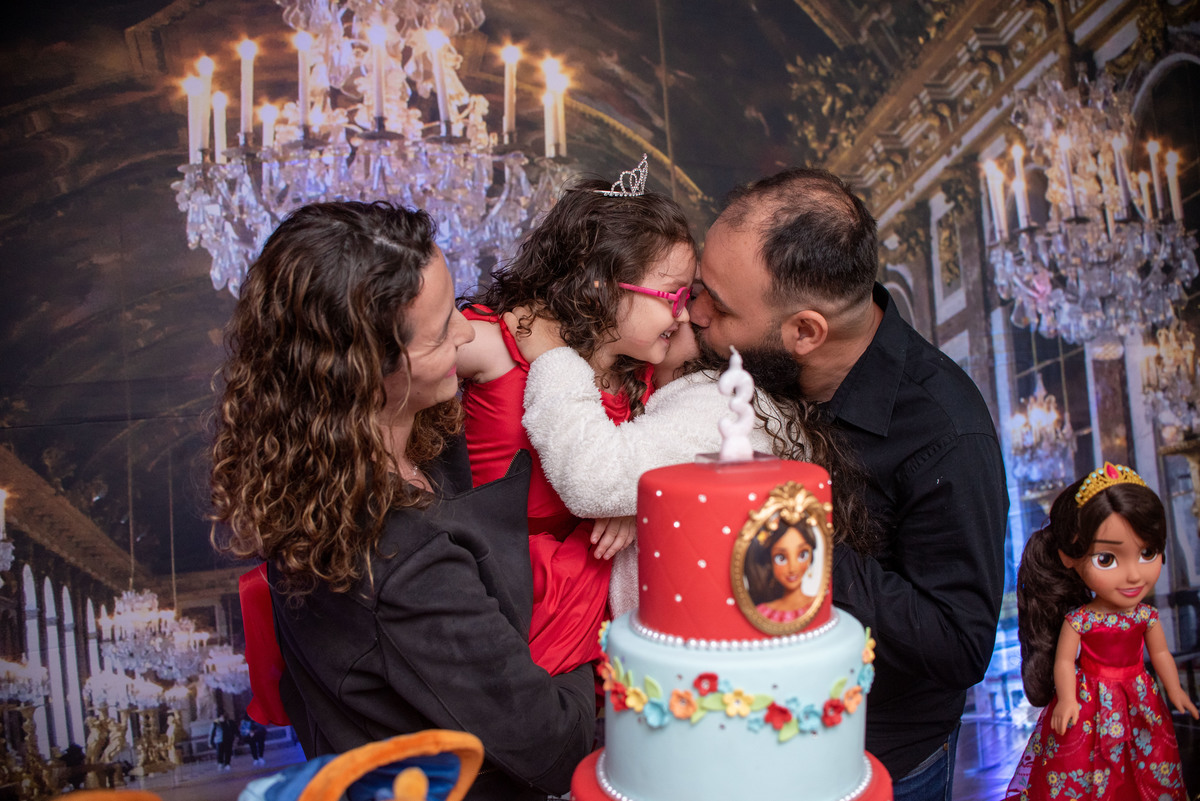beijo familia