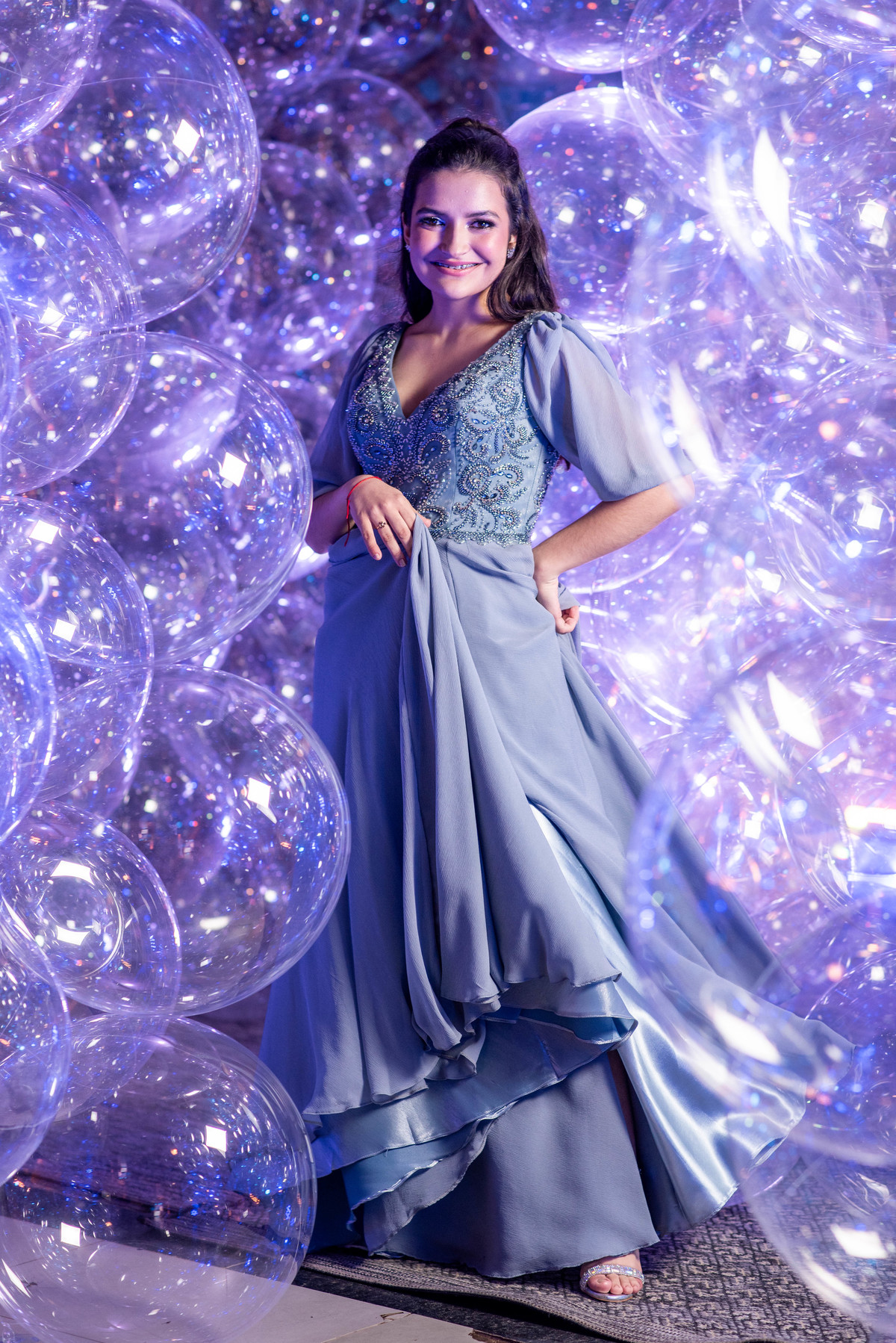 vestido de debutante