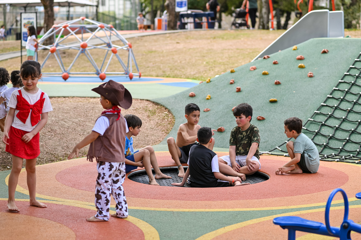 diversão no parque