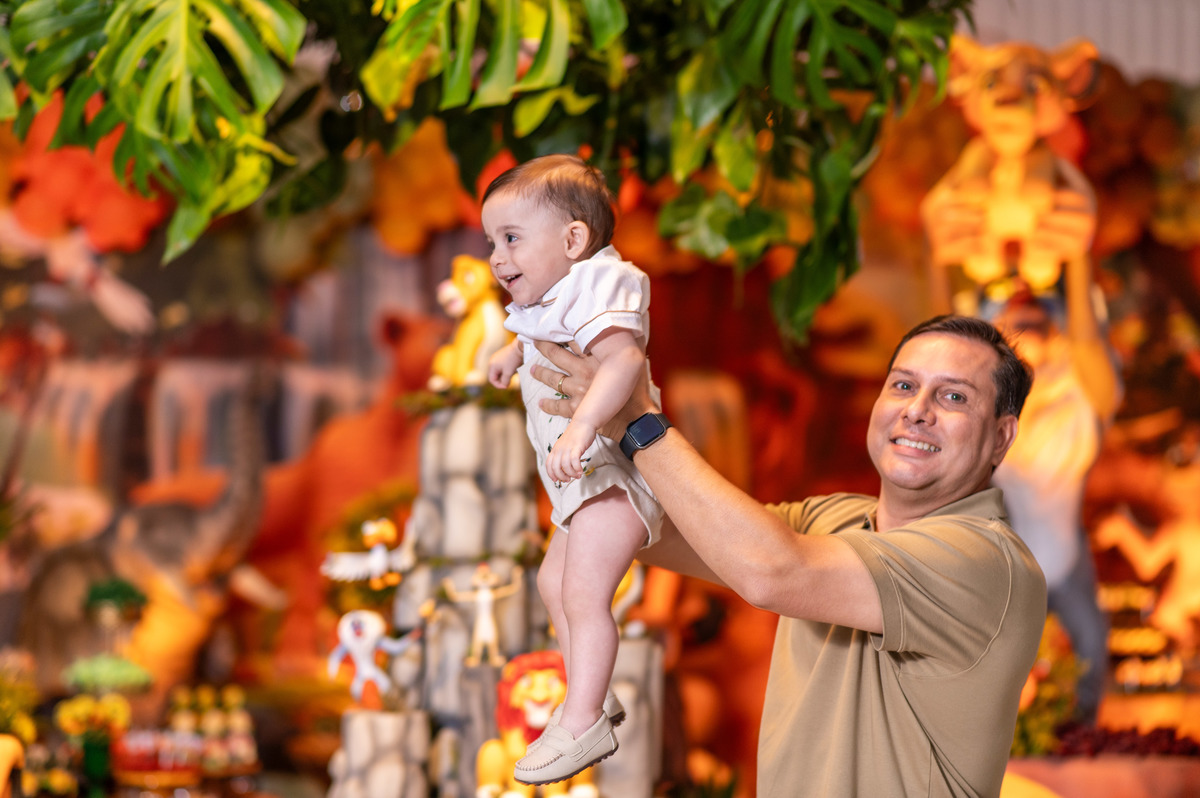 aniversário 1 ano rei leão