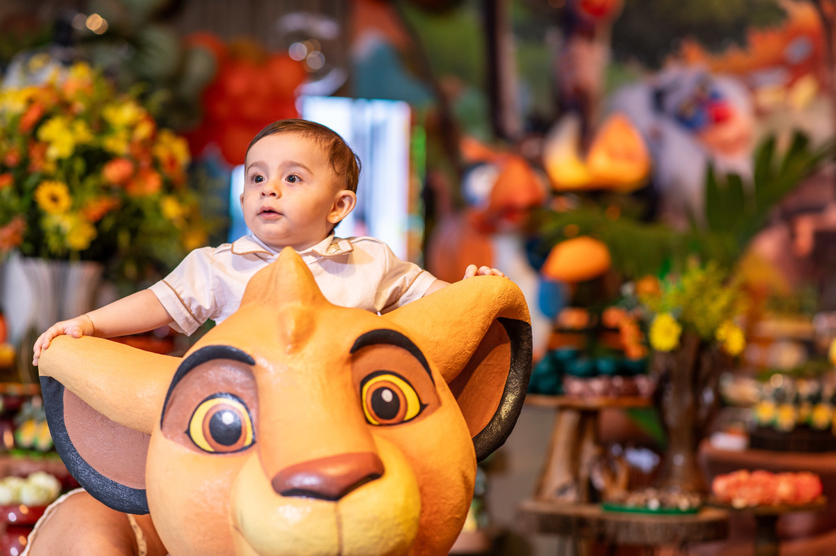 aniversário 1 ano rei leão