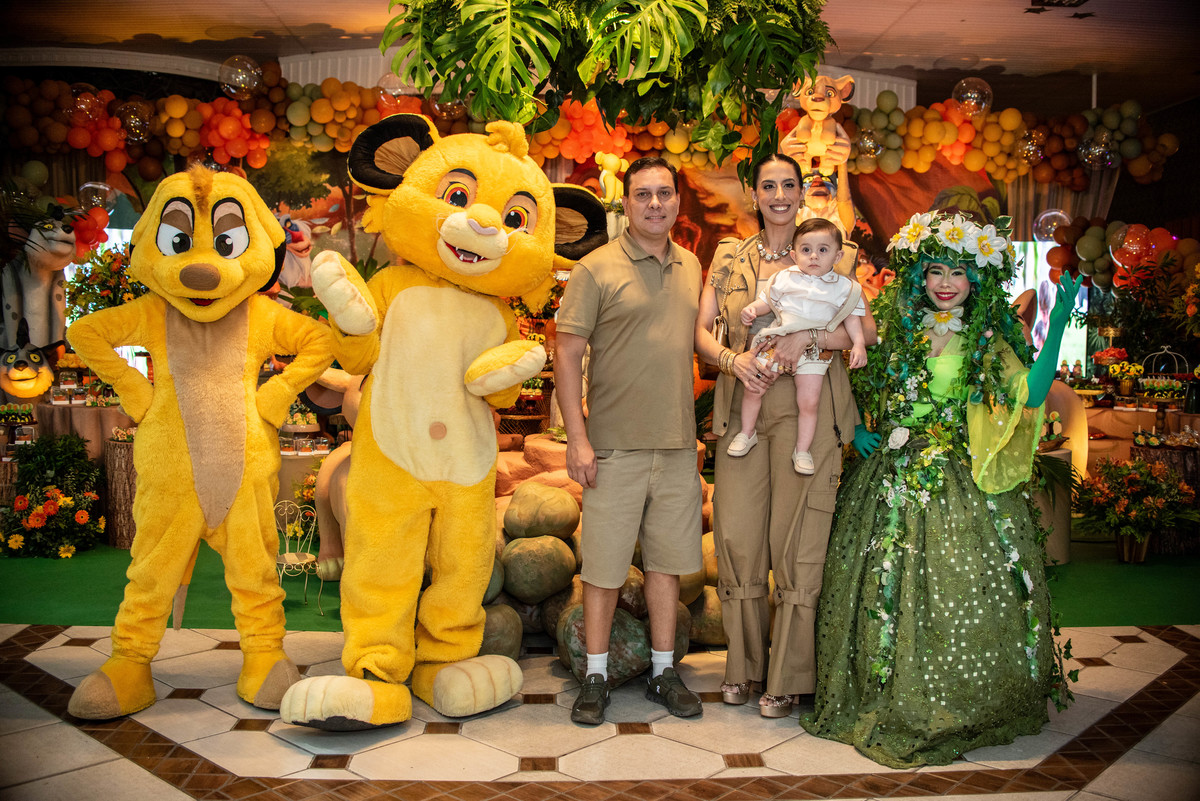 aniversário 1 ano rei leão