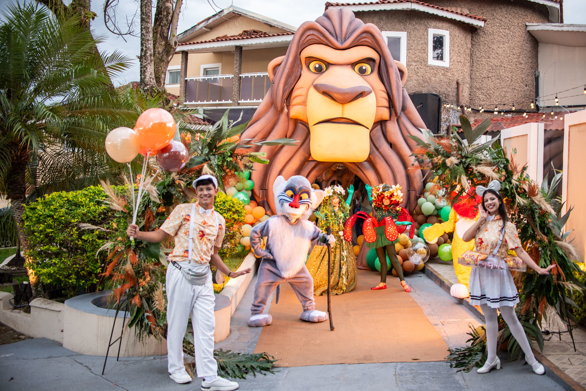 aniversário 1 ano rei leão