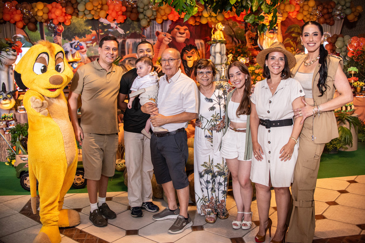 aniversário 1 ano rei leão