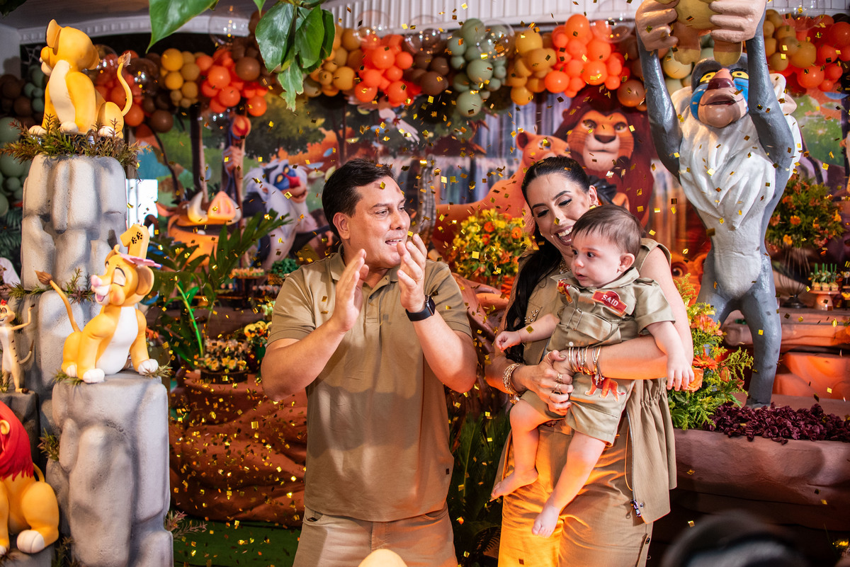 aniversário 1 ano rei leão