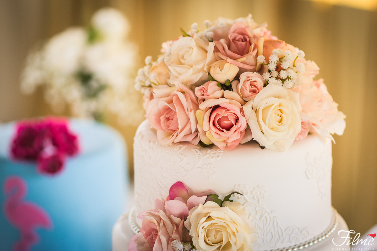 detalhe do topo do bolo