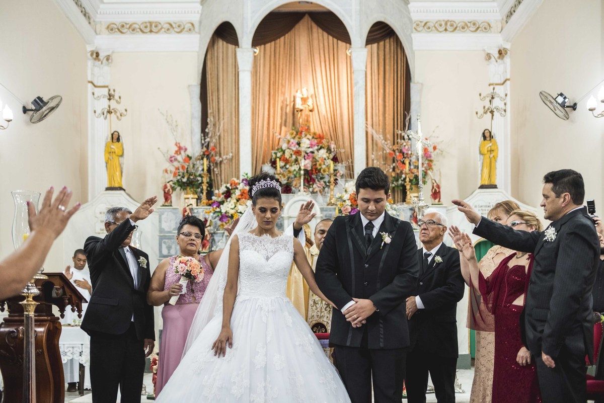 Benção dos Pais para os noivos