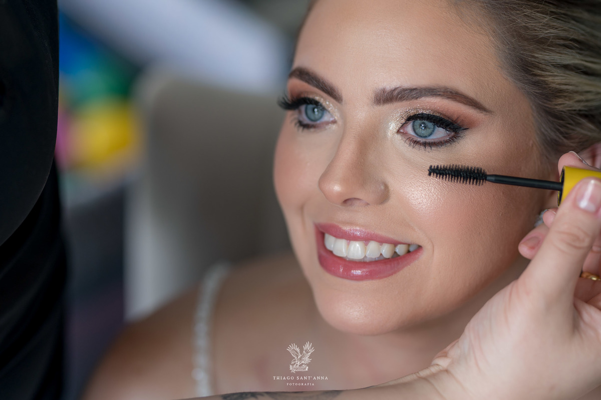 Making of dia da noiva maquiagem rímel