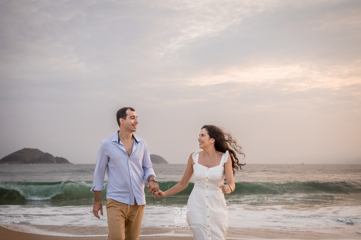 Ensaio pré wedding ambiente externo paisagem natural Camboinhas