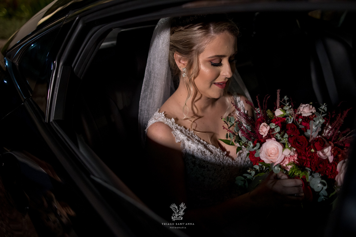 Chegada carro noiva