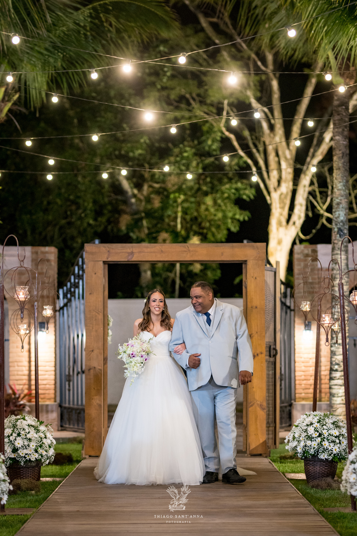 Entrada da noiva com seu pai