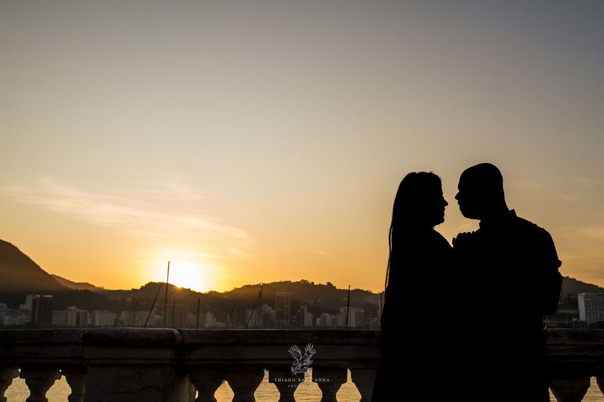 Ensaio pré wedding mureta da Urca por do sol