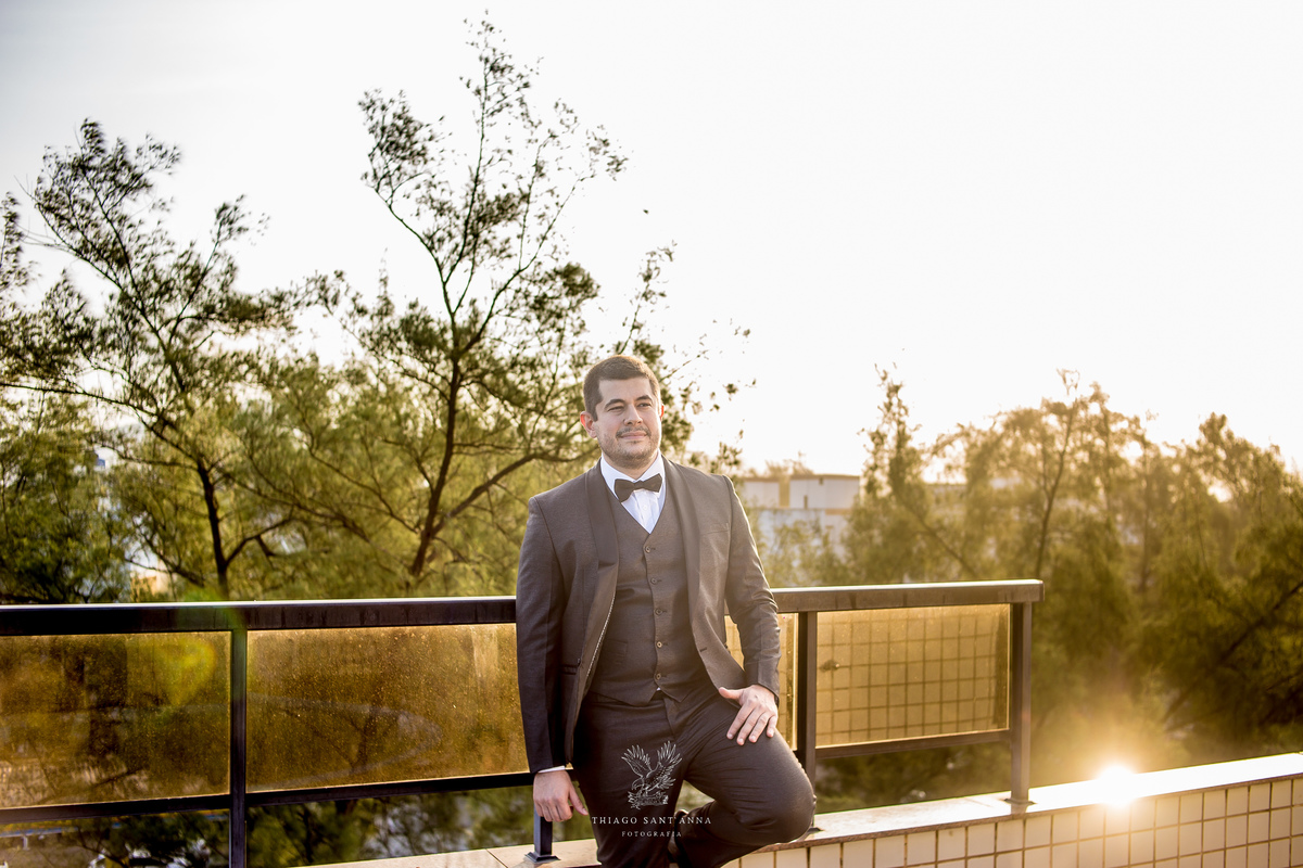 Making of do noivo ambiente externo