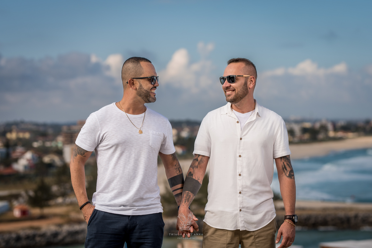 Ensaio pré wedding ambiente externo paisagem praia saquarema