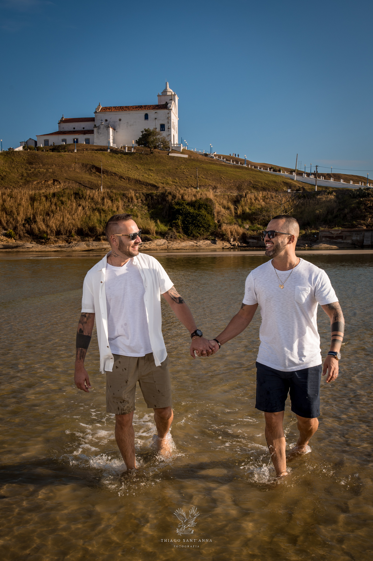 Ensaio pré wedding ambiente externo paisagem praia saquarema