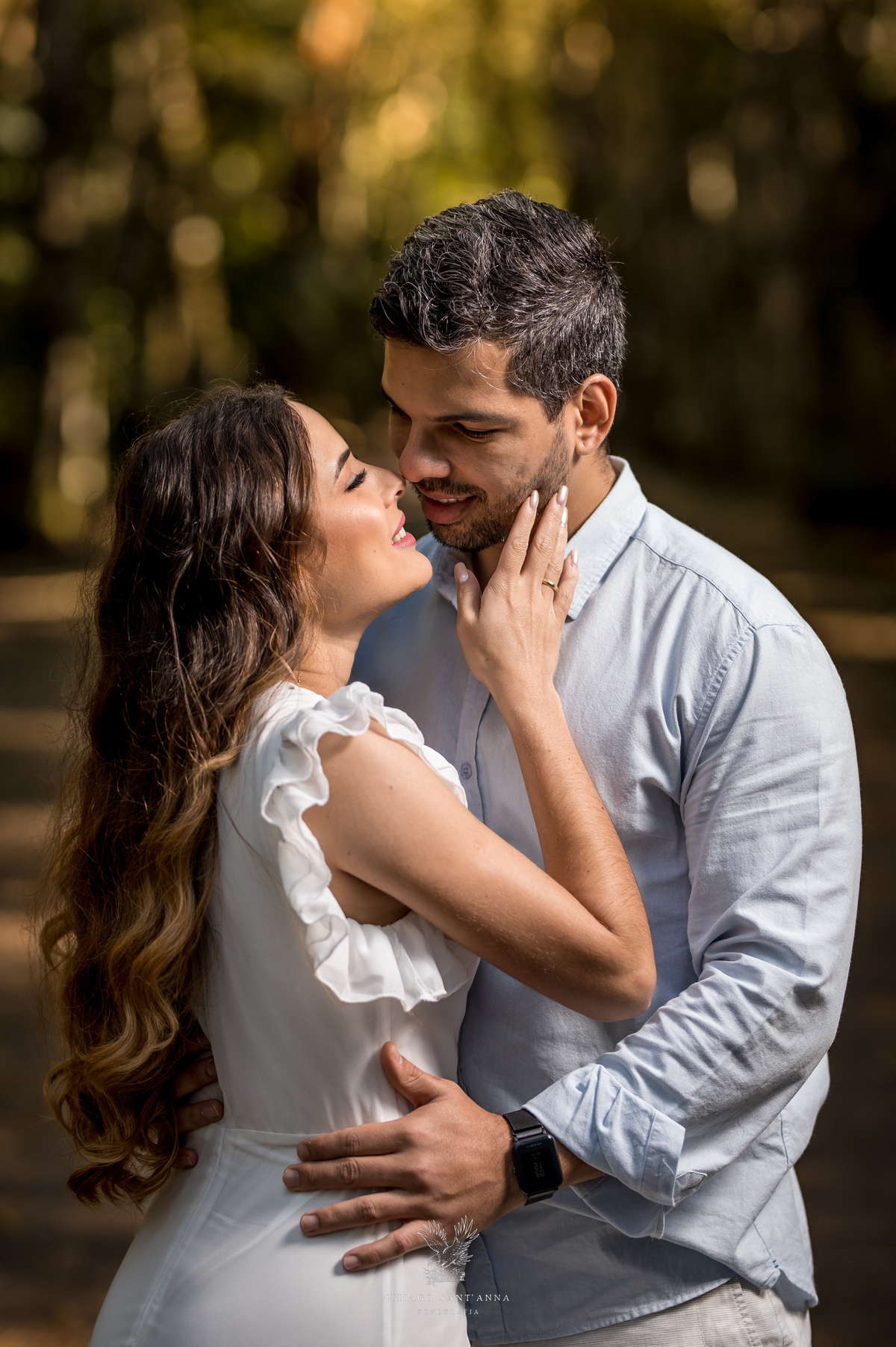 Ensaio pré wedding ambiente externo floresta da tijuca cachoeira vegetação
