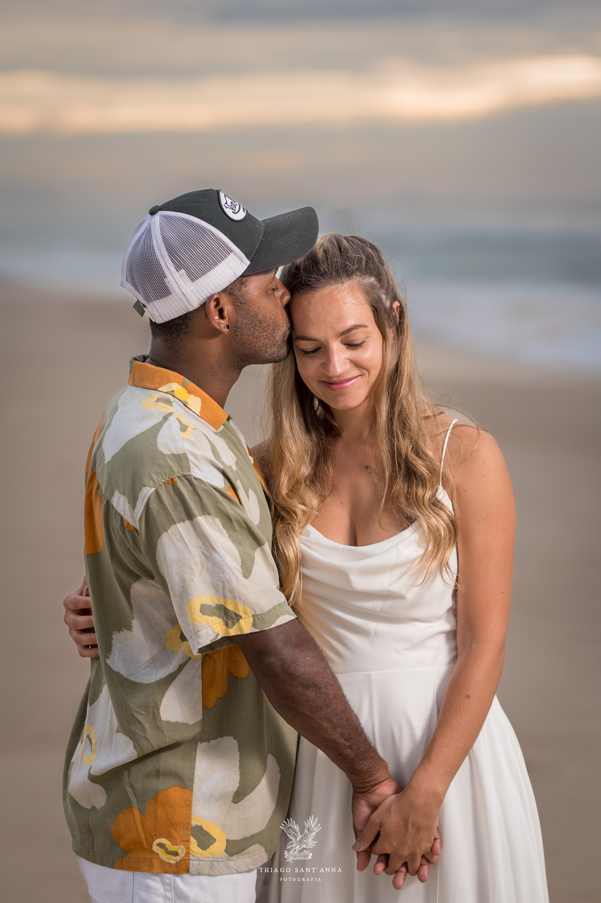 Imagem pre wedding na praia da barra