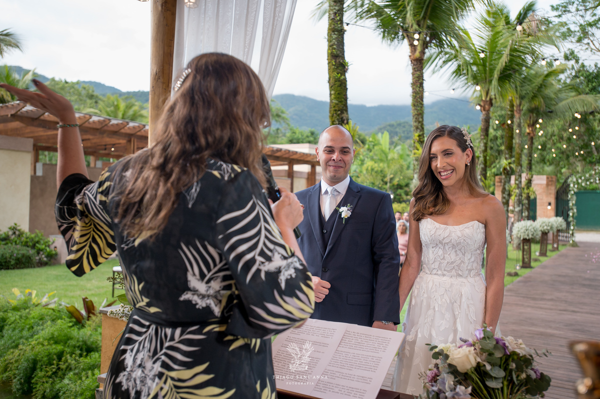 Cerimônia de casamento.