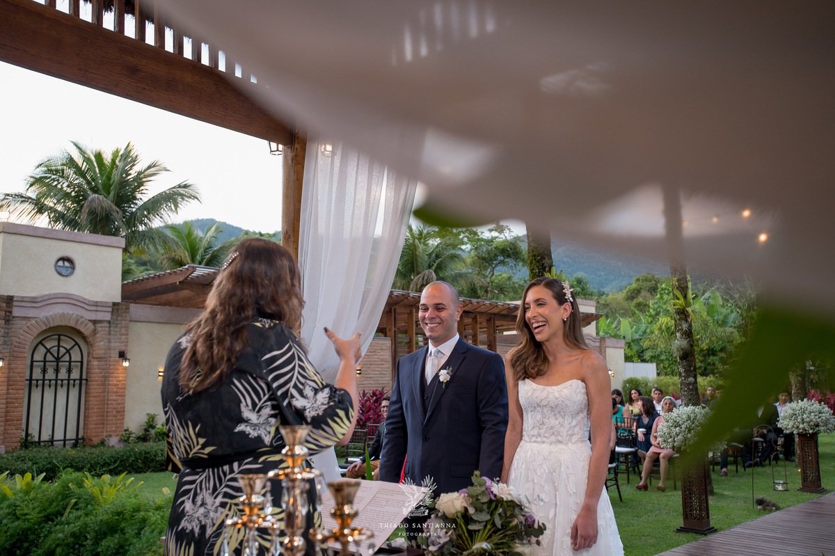 Cerimônia de casamento.