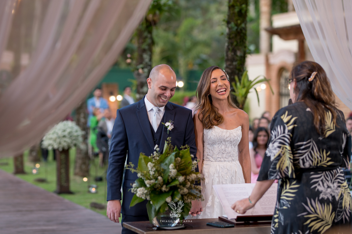 Cerimônia de casamento.