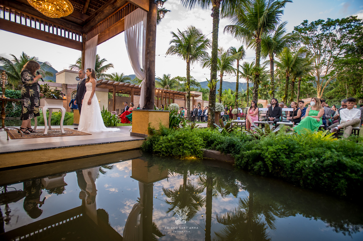 Ideia de decoração cerimônia de casamento.