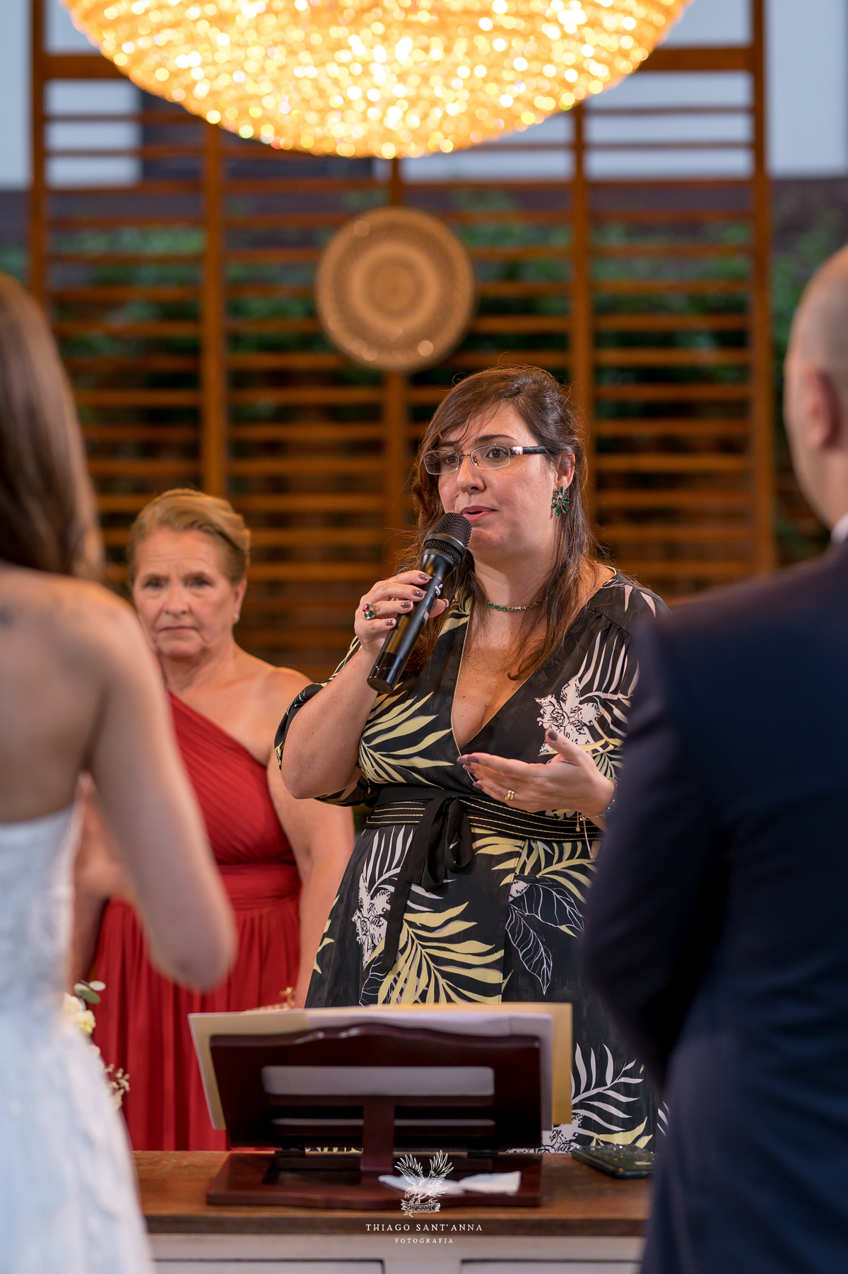 Cerimônia de casamento.