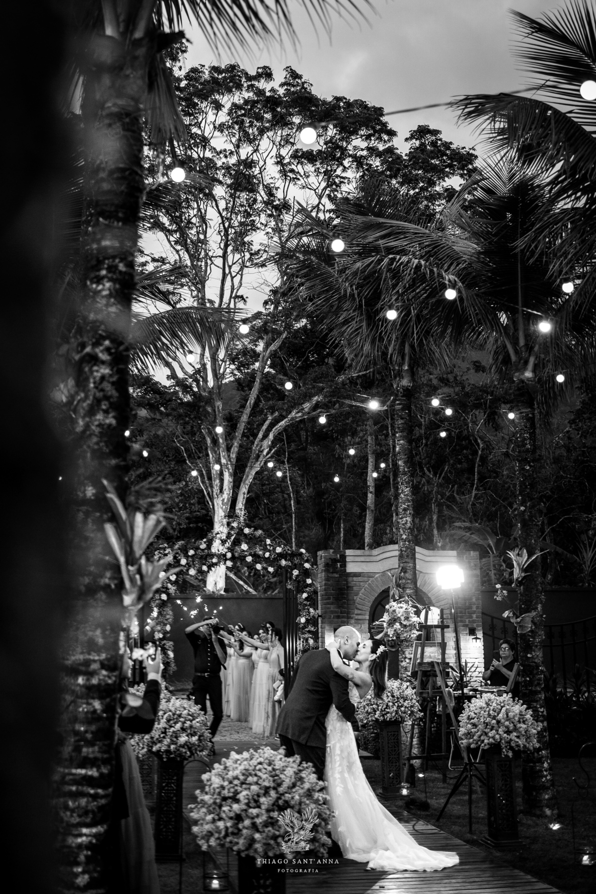 Ideias de decoração para a cerimônia de casamento.