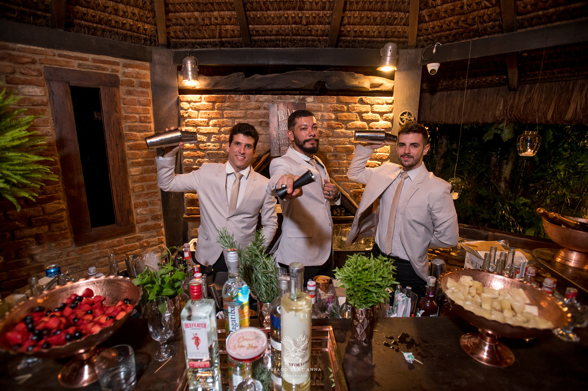 Bar festa de casamento.