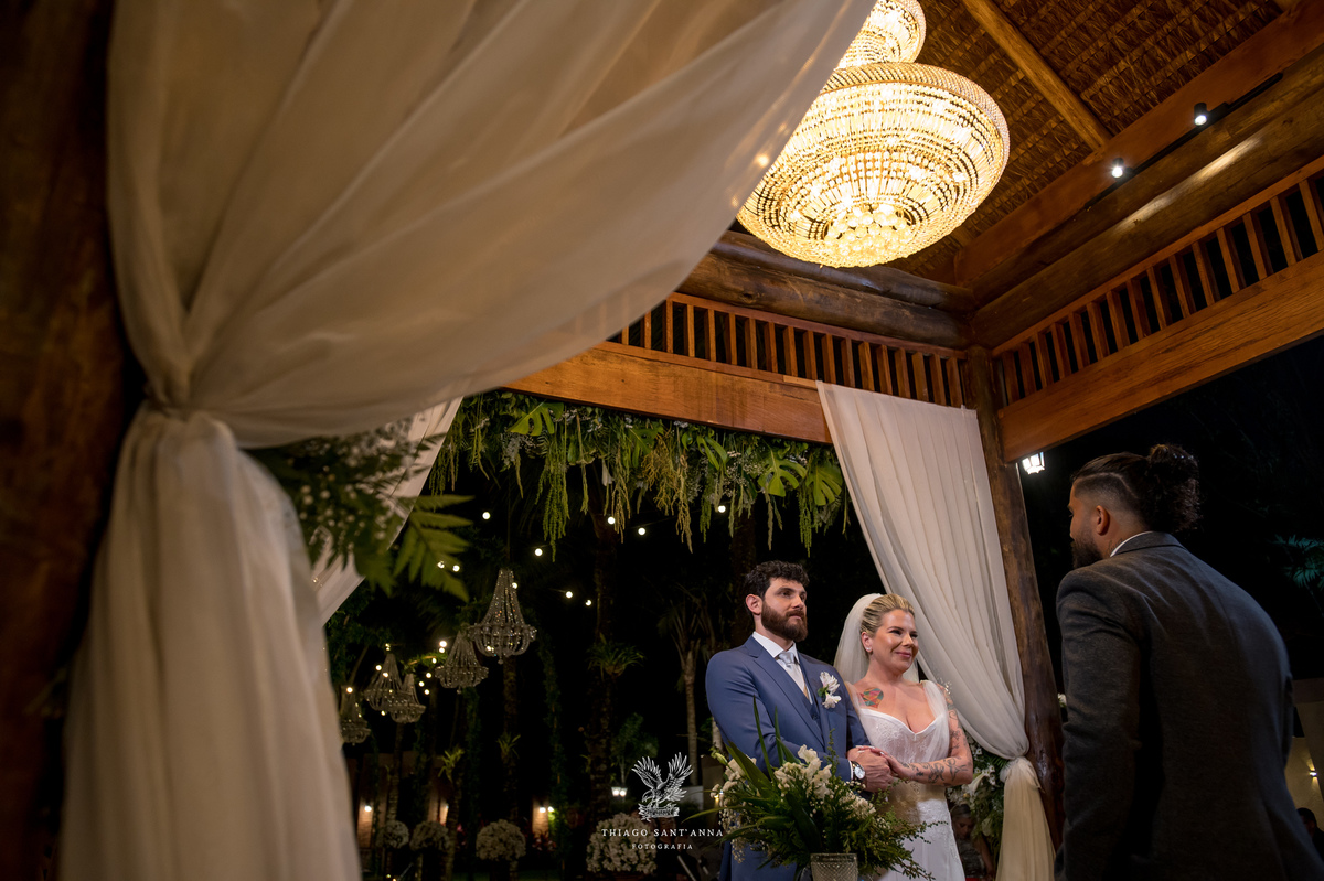 Cerimônia de casamento.