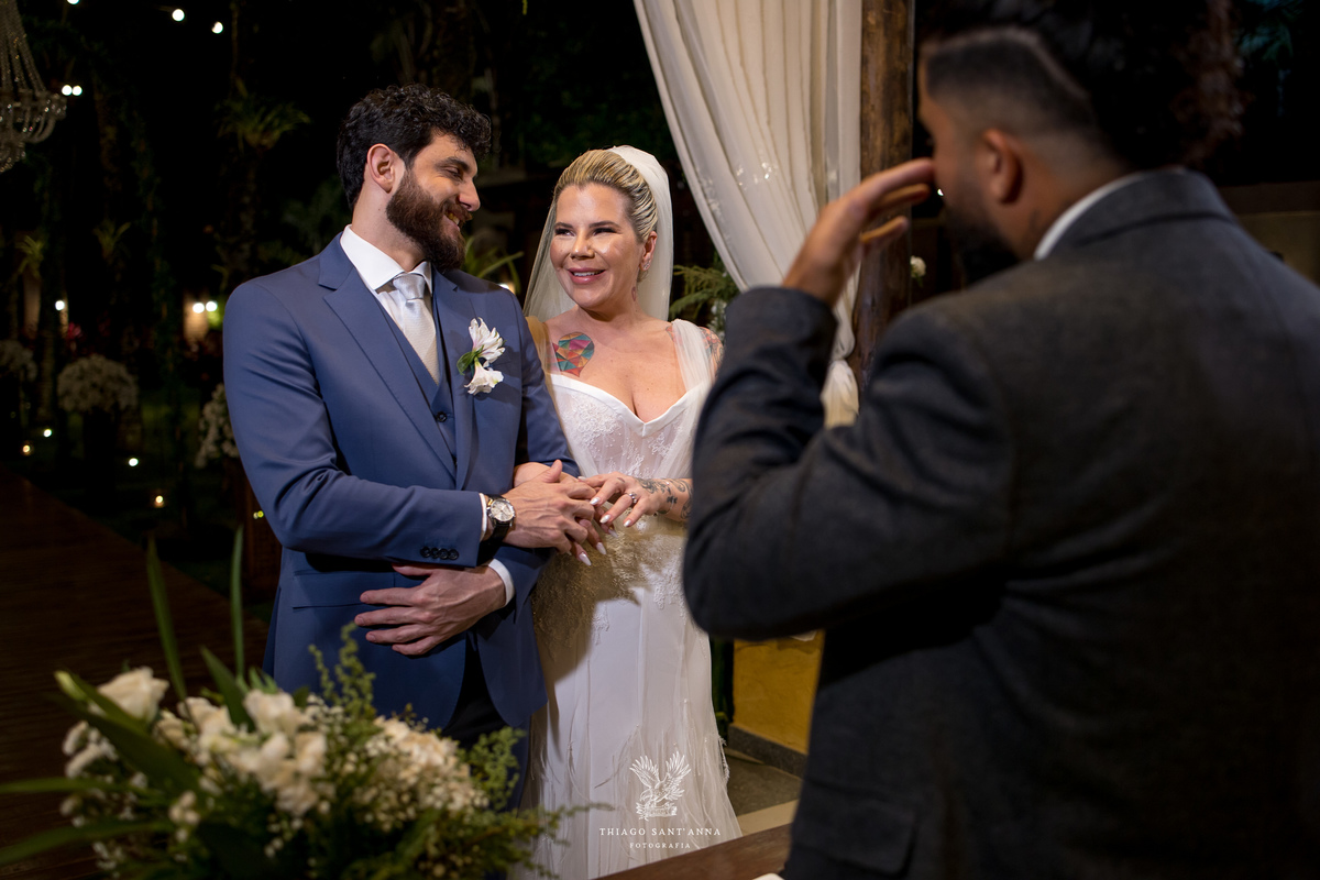 Cerimônia de casamento.