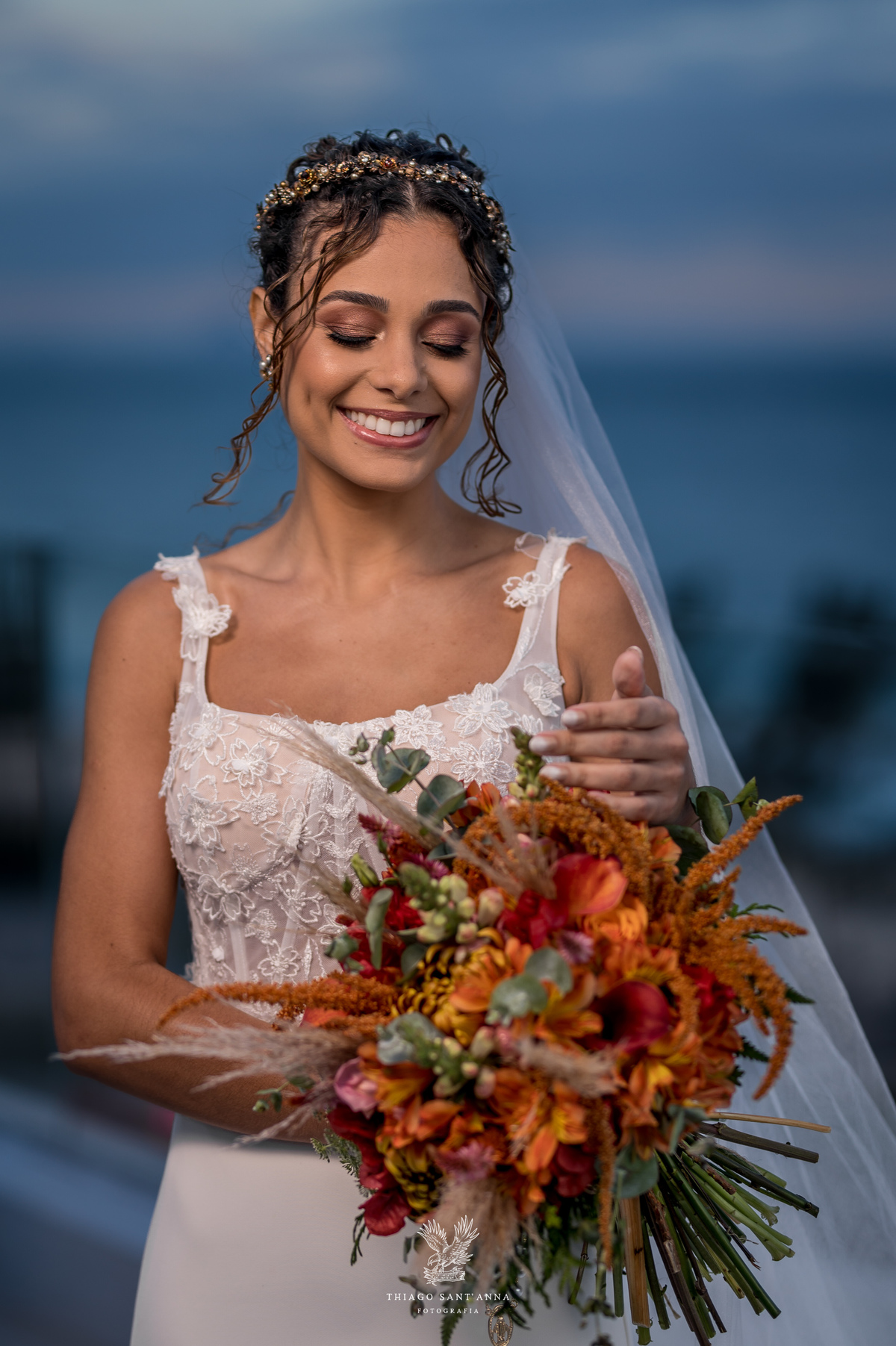 Pré Wedding noiva buquê.