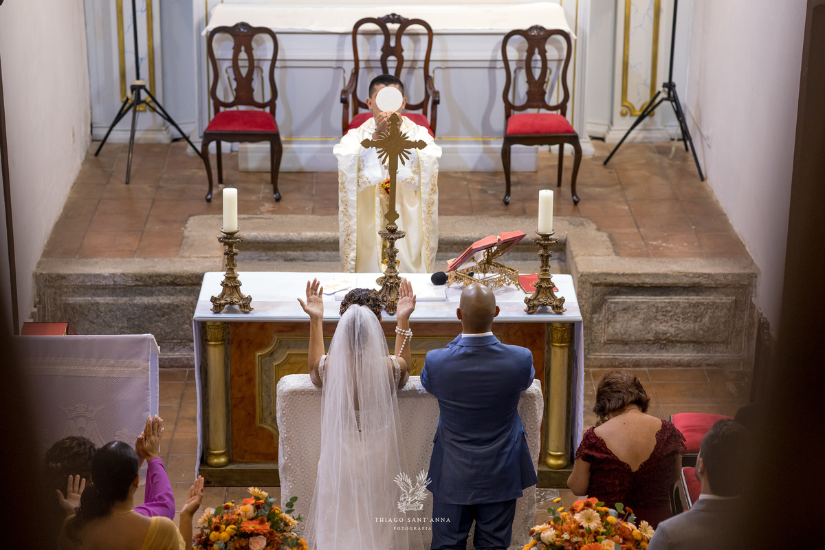 Casamento na igreja.