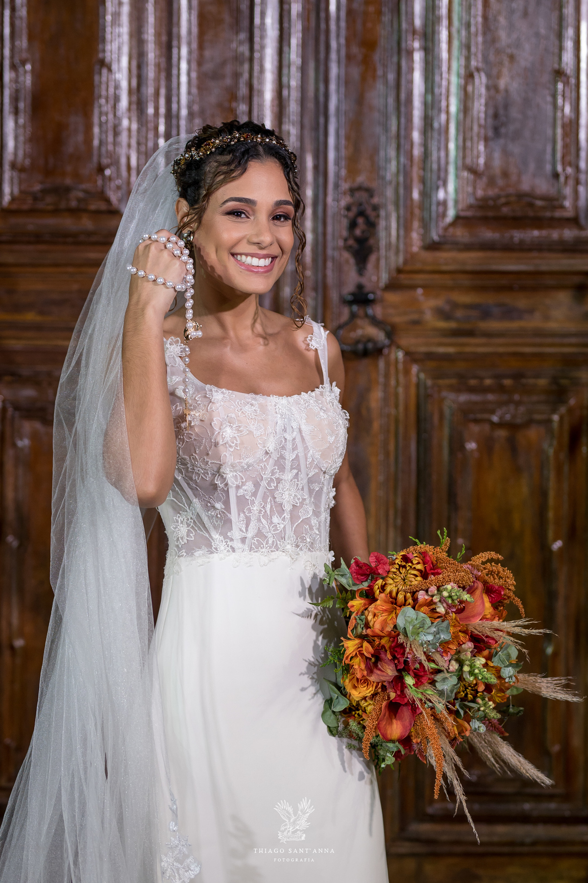 Ideias terço em casamento noiva.