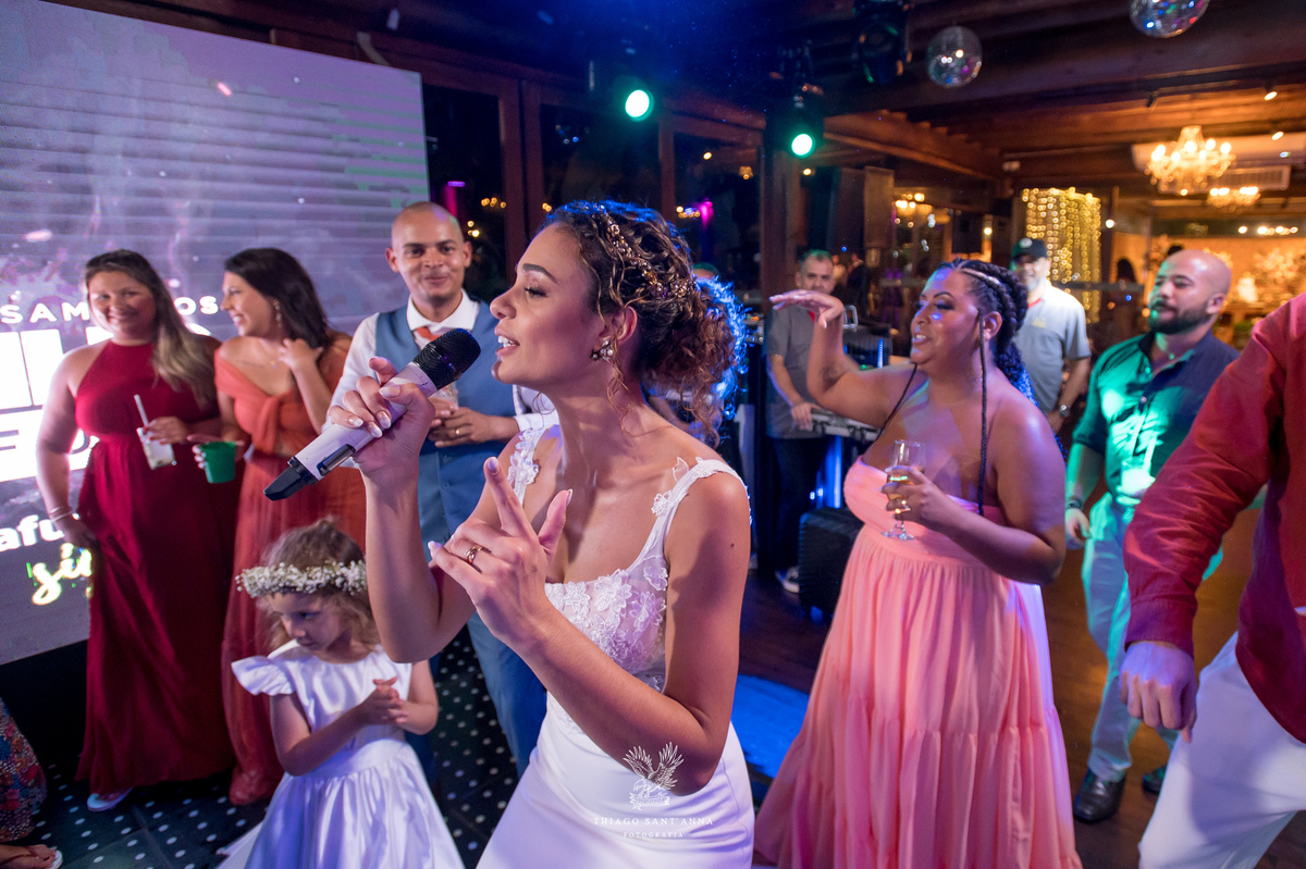 Discurso da noiva em casamento.