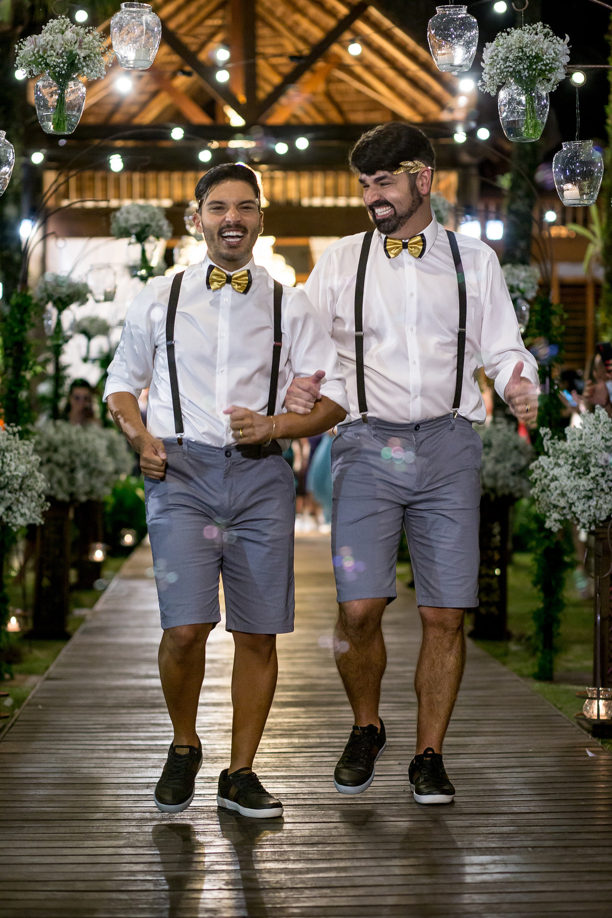 Inspiração de look casamento LGBT.