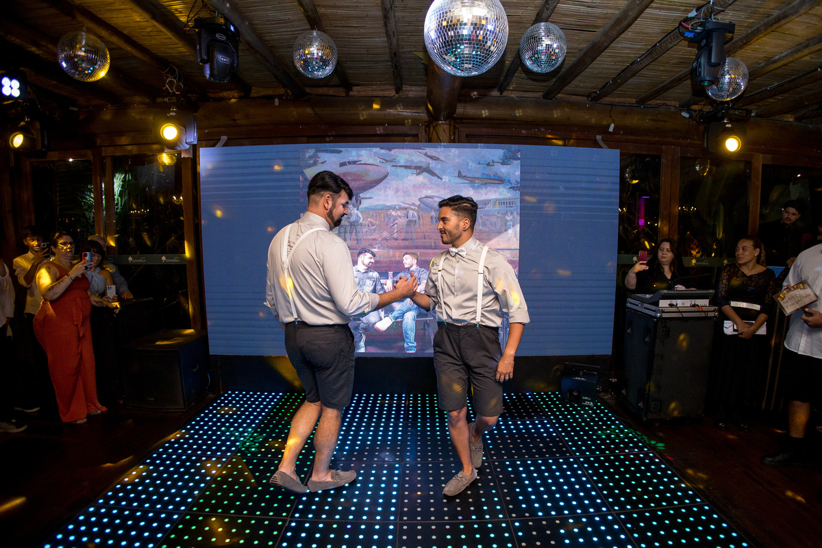 Abertura da pista de dança casamento.