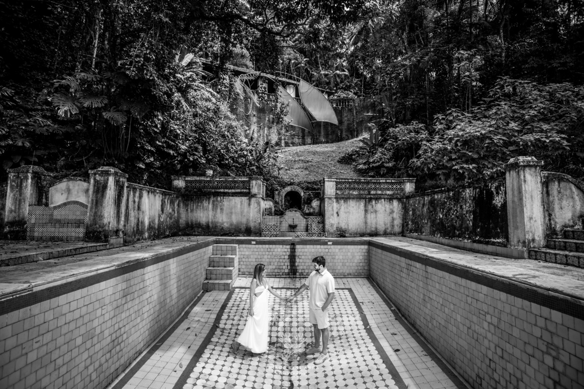 Ideia de foto em casal no Museu do Açude.