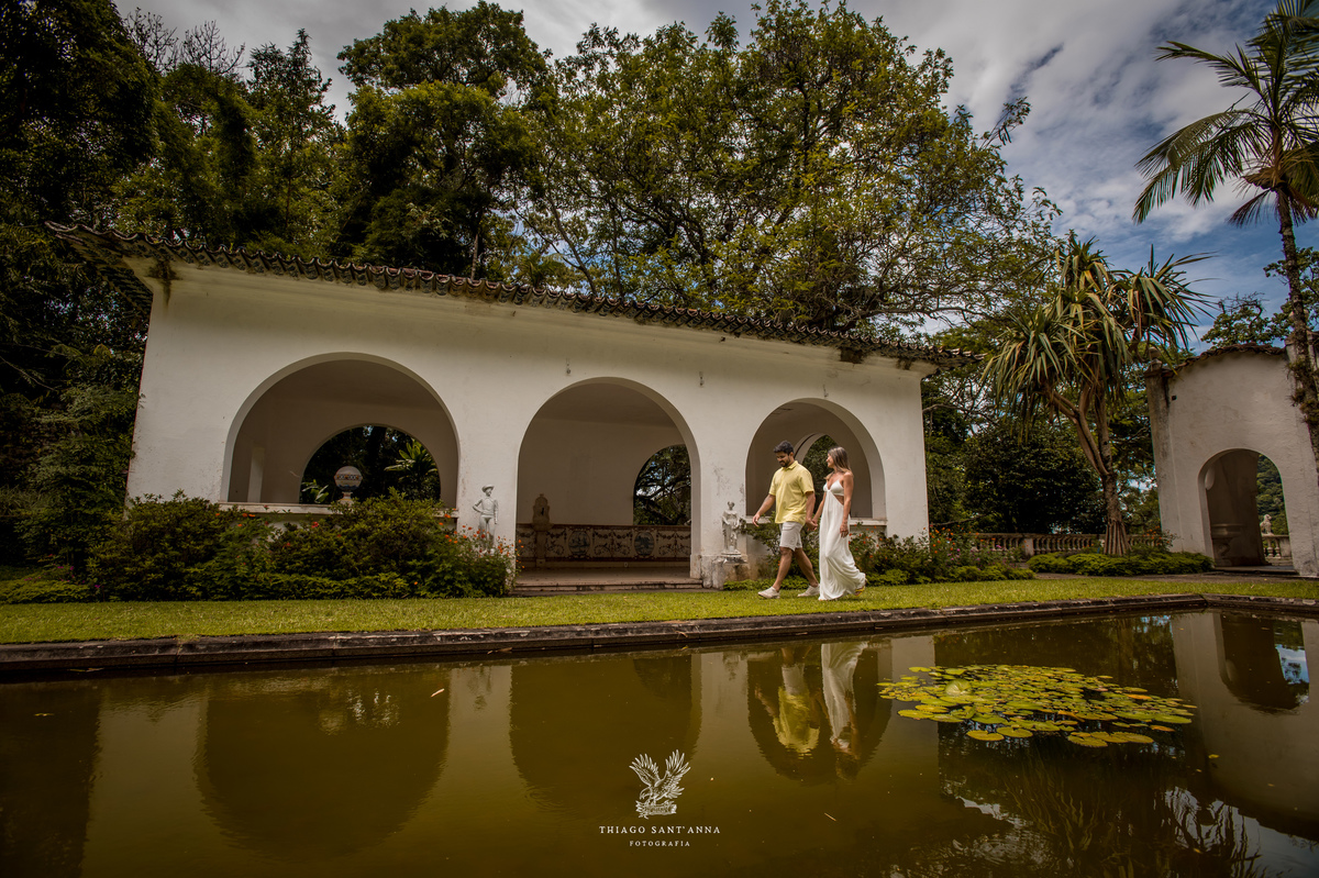 Ideia de foto em casal no Museu do Açude.