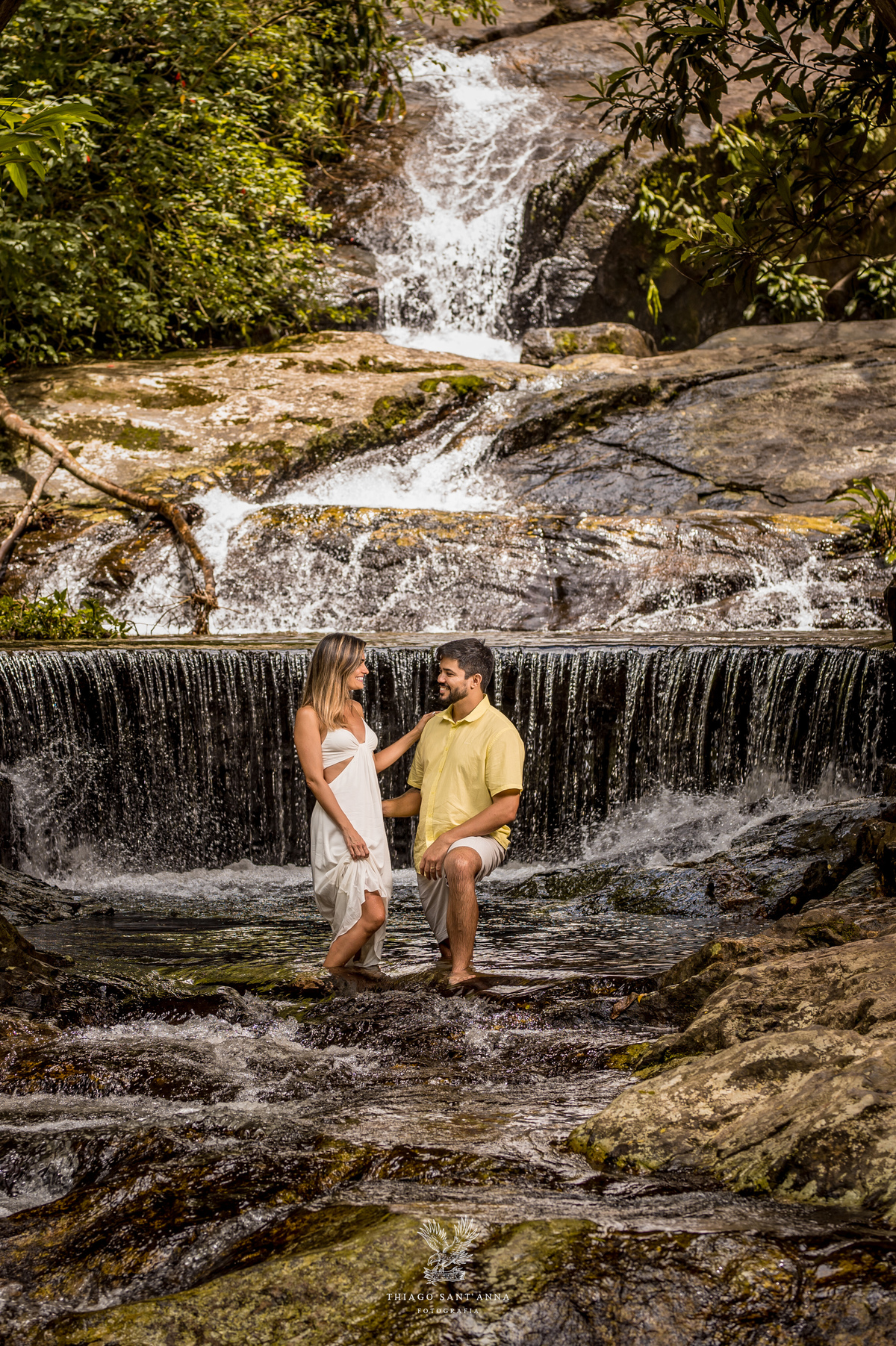 Ensaio de casamento cachoeira.