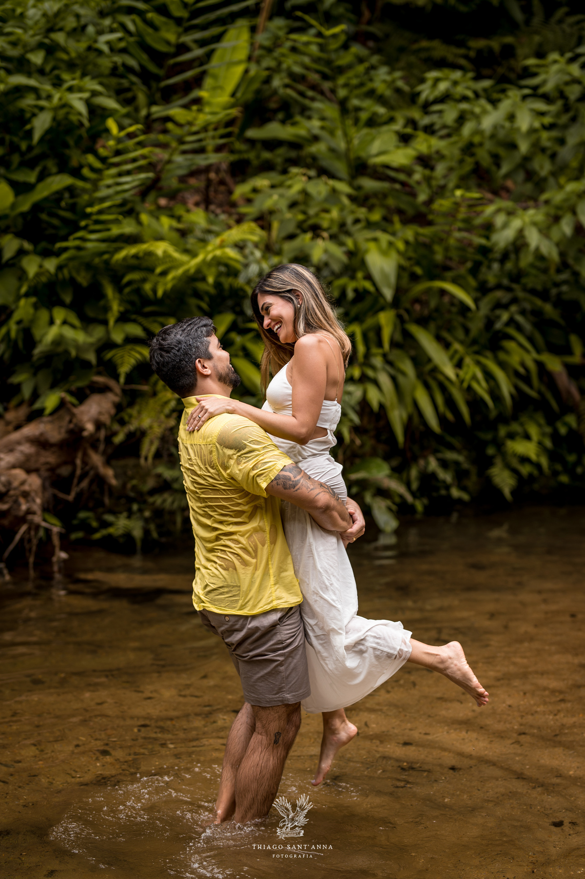 Ensaio de casamento cachoeira.