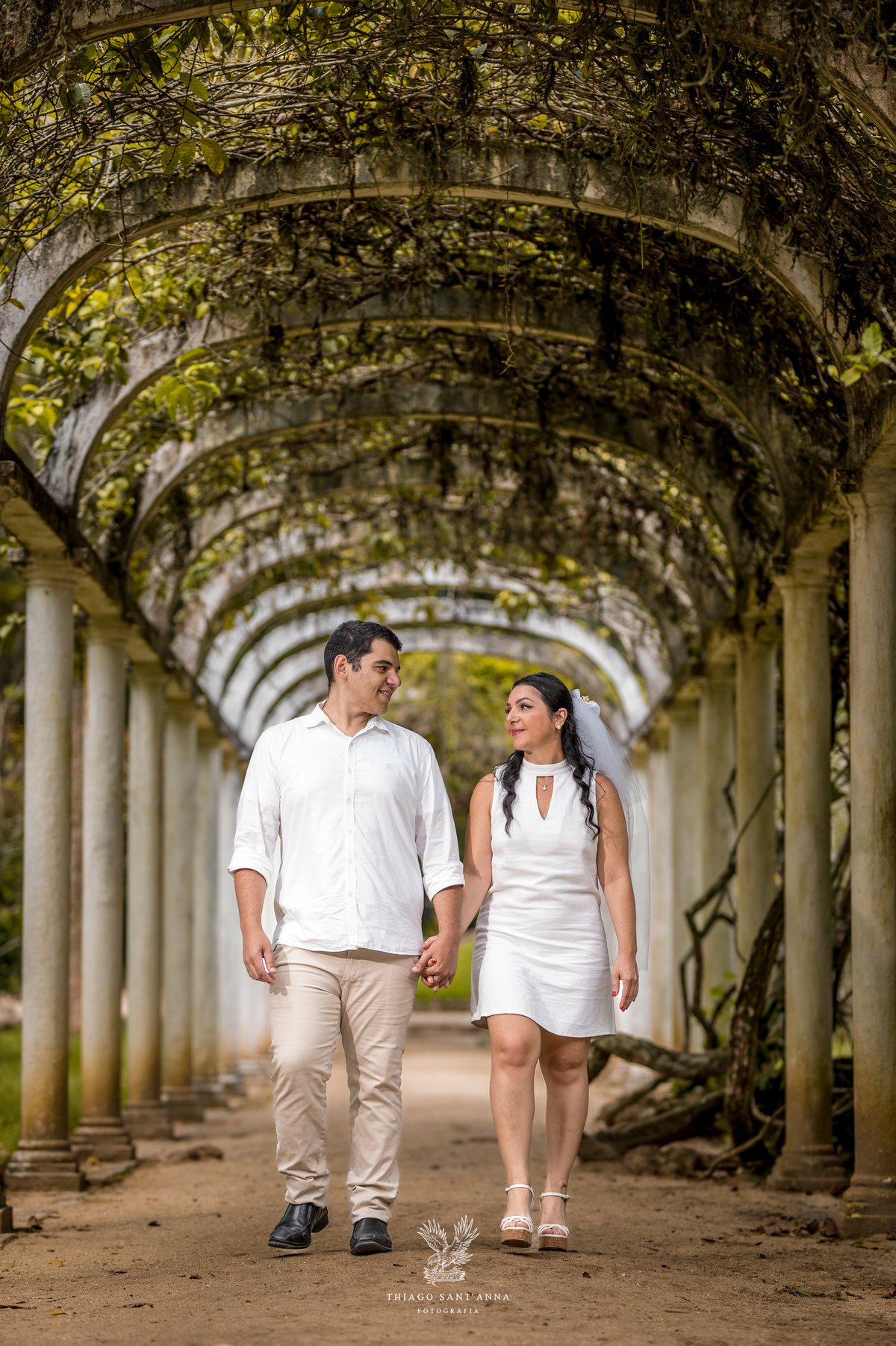 Ideias de foto para ensaio de casamento no Jardim Botânico.