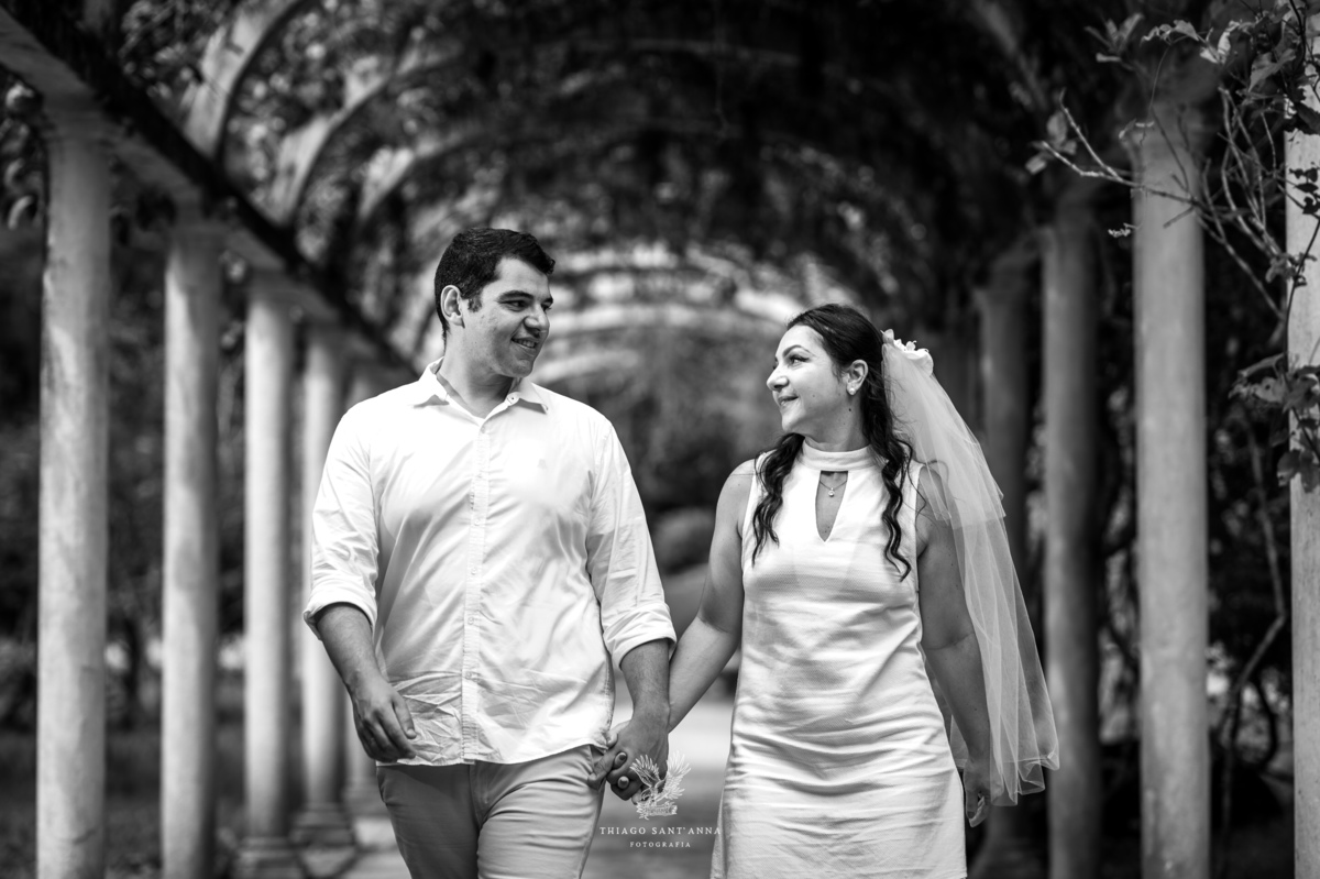 Ideias de foto para ensaio de casamento no Jardim Botânico.