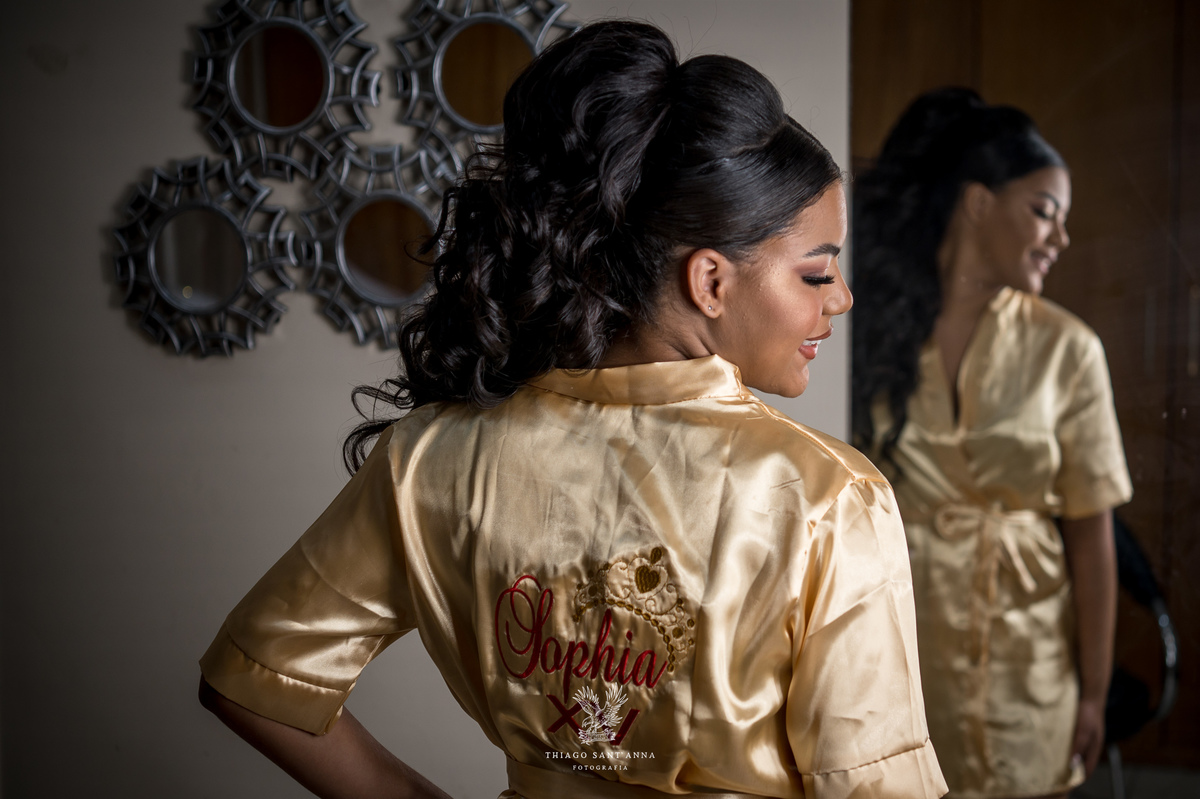 Penteado para 15 anos.