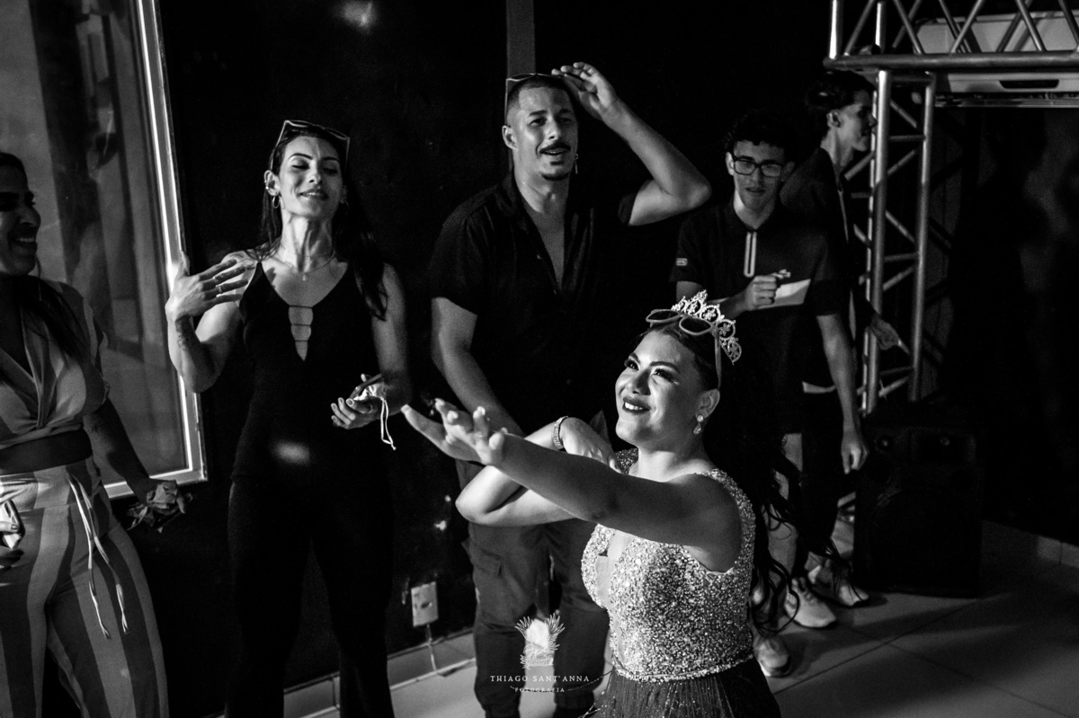 Pista de dança festa de 15 anos.