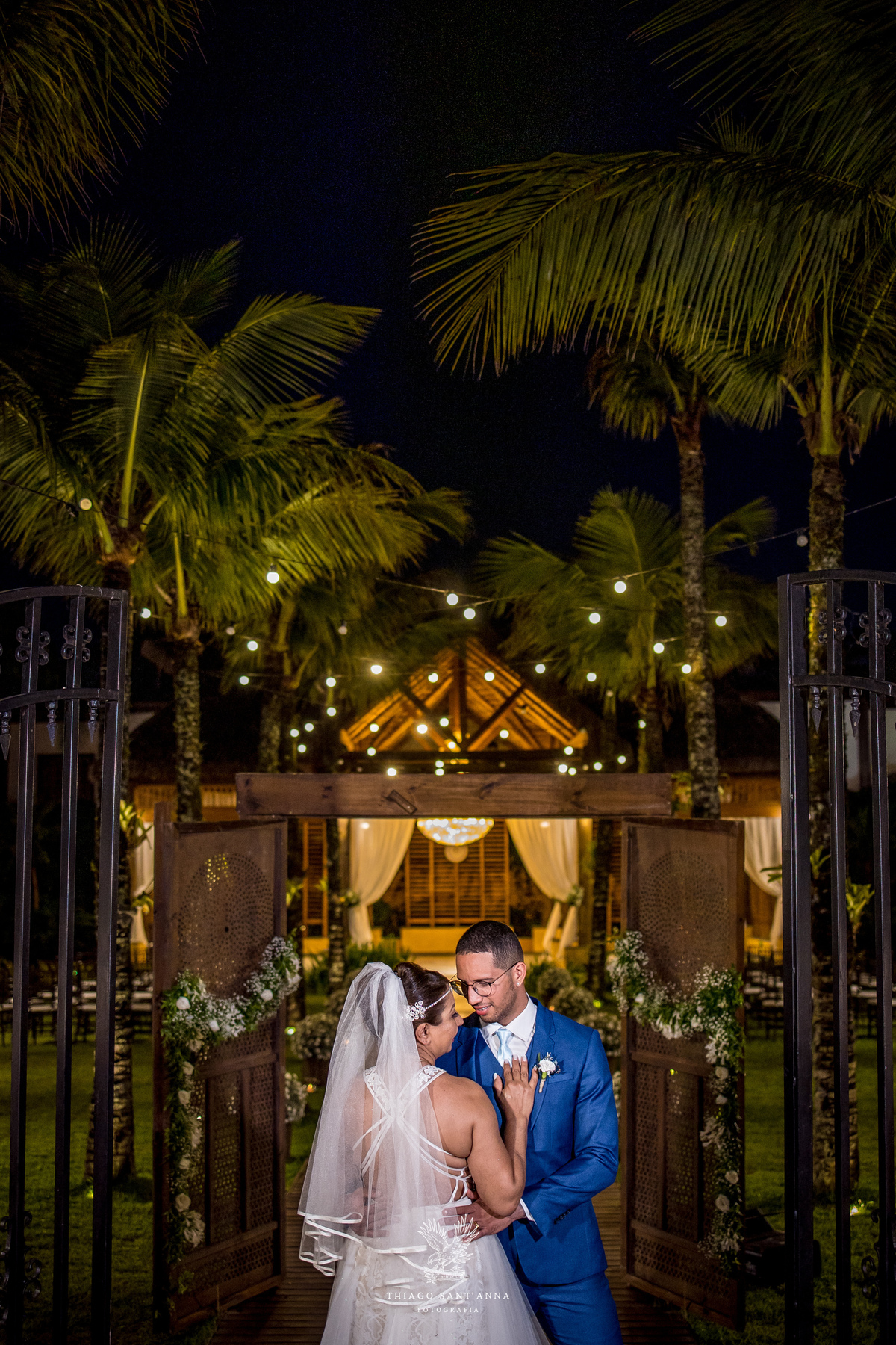 Noivos na Cerimônia casamento.
