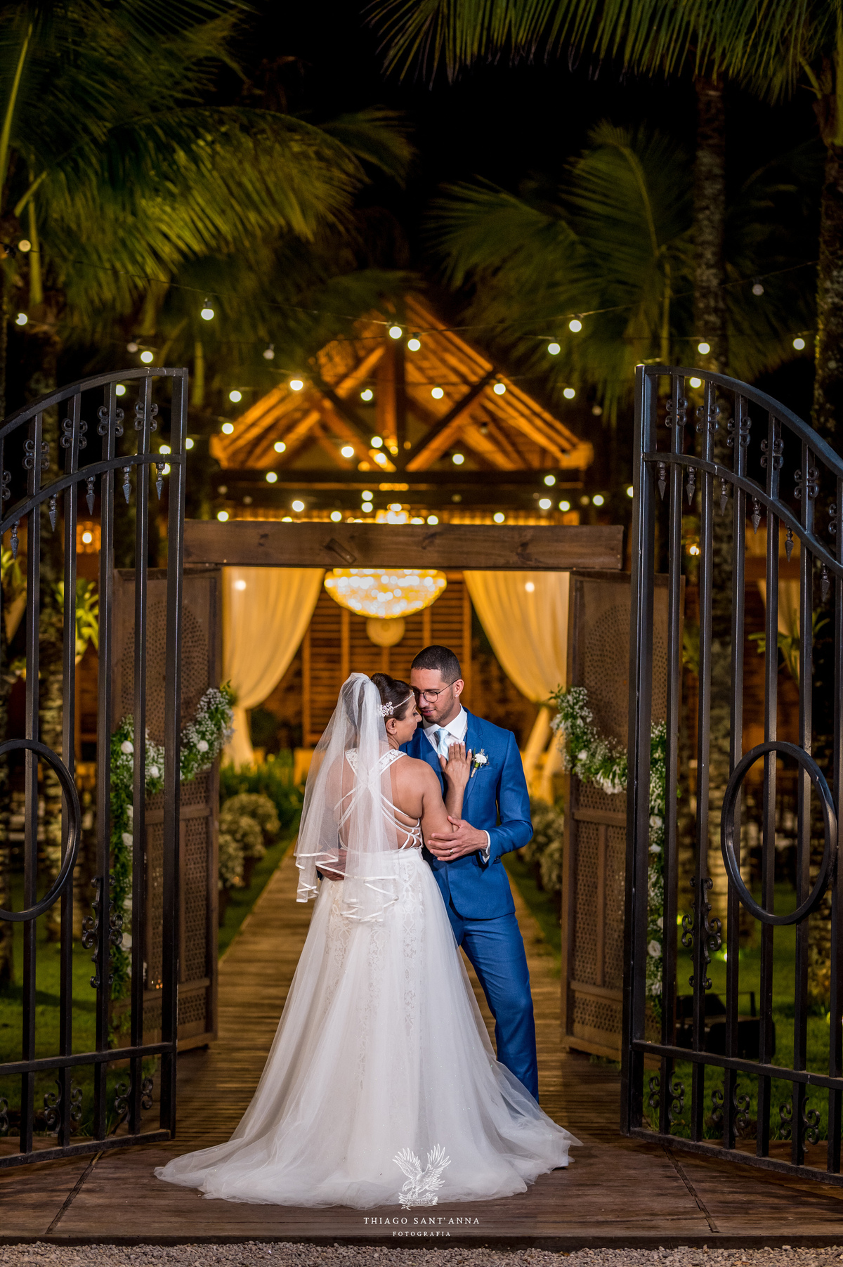 Noivos na Cerimônia casamento.